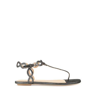 Sandals Grey Low heel: 10mm, Mermaid  - Sandals Antracite 2