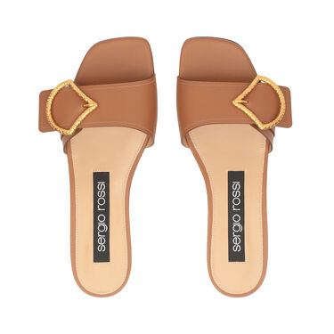 sr Sea Scale - Flat sandals Macadamia, 3