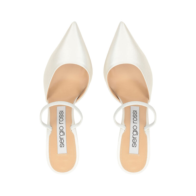 Godiva Bridal - Slingbacks White