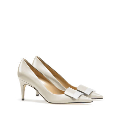 Escarpins Blanc Talon moyen: 75mm, sr1 - Pumps Chalk 2