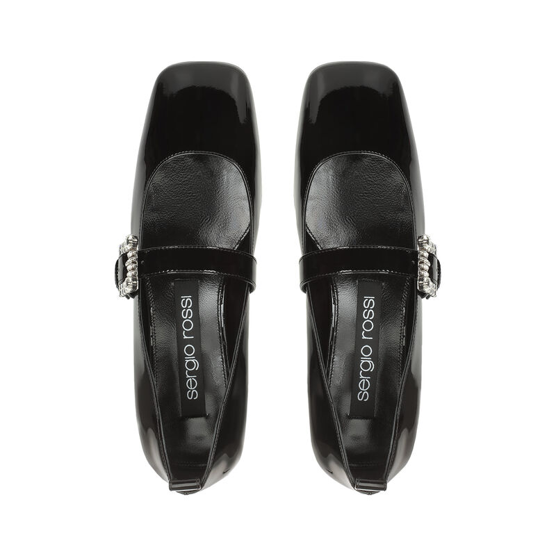 sr Twenty Buckle - Ballerine Nero