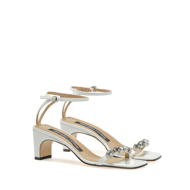 Sandals White Heel height: 60mm, sr1  - Sandals White 2