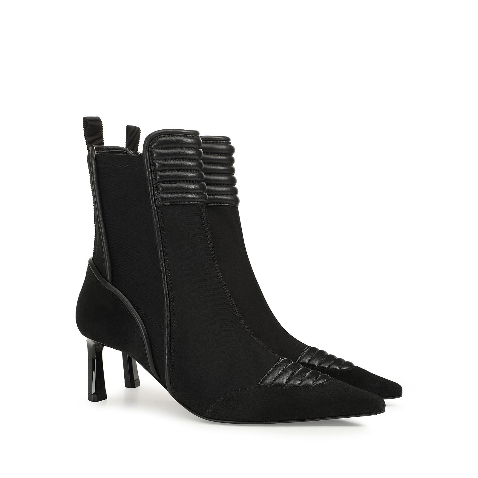 Booties Black Mid heel 60mm sr Drive Booties Black Sergio Rossi
