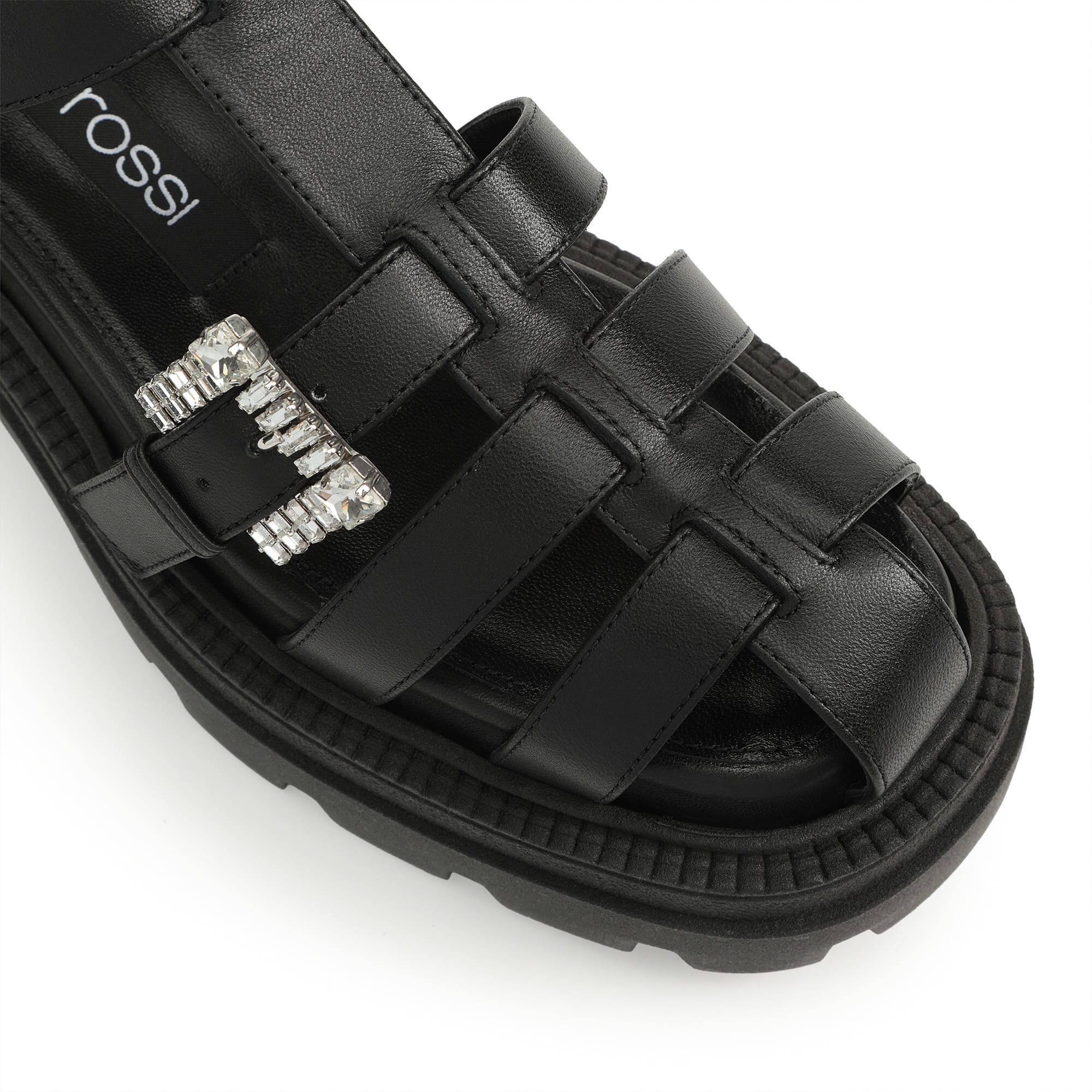 日本全国送料無料商品 | 特集  フラット: ブラック サンダル 25mm, Sandals - Buckle Twenty sr 靴