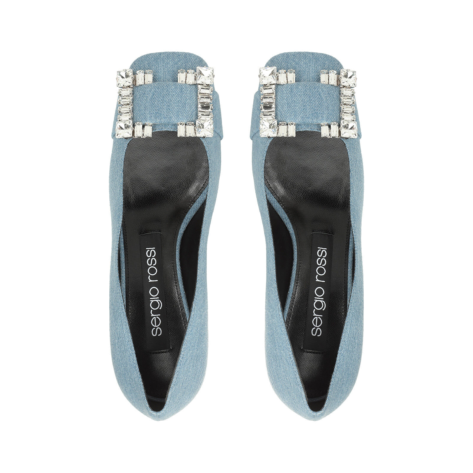 Décolleté blu tacco basso discount
