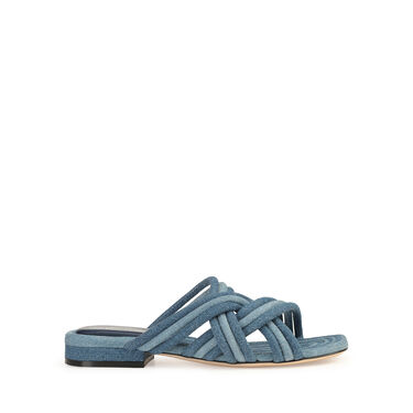 サンダル ブルー ローヒール: 15mm, sr Watamu - Flat sandals Indigo 2