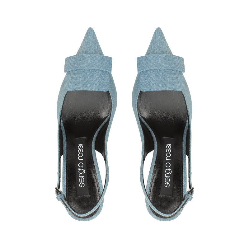 sr1 - Slingbacks Blue