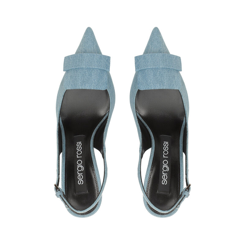 sr1 - Slingbacks Blue