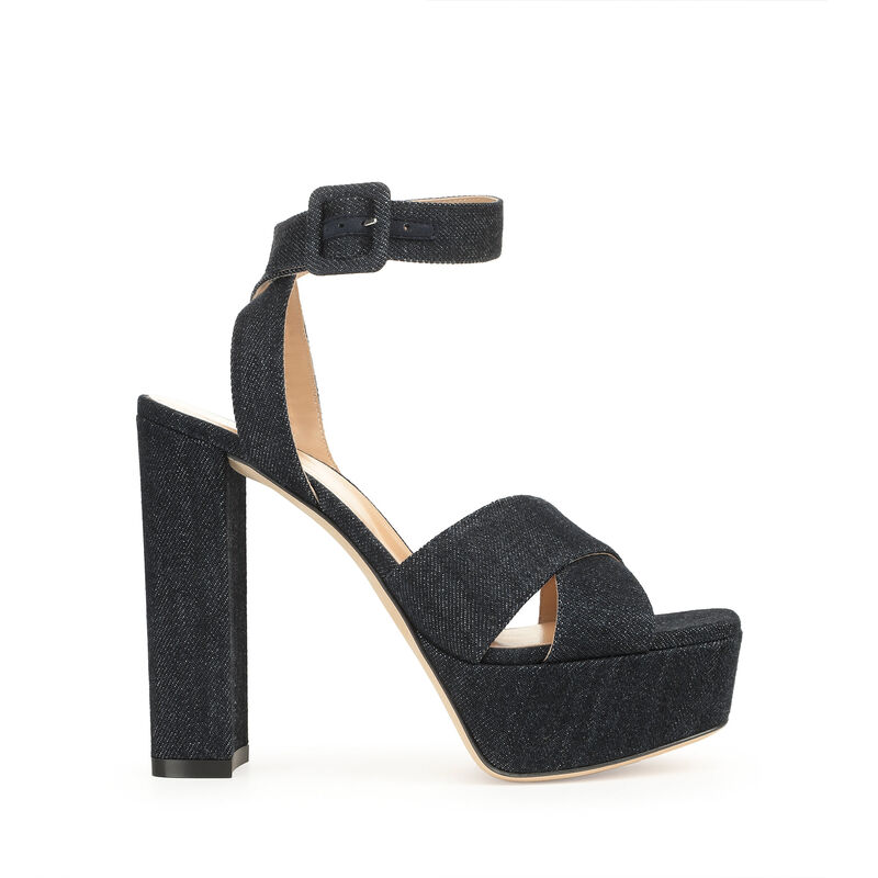 sr Monica  - Sandals Dark Blue