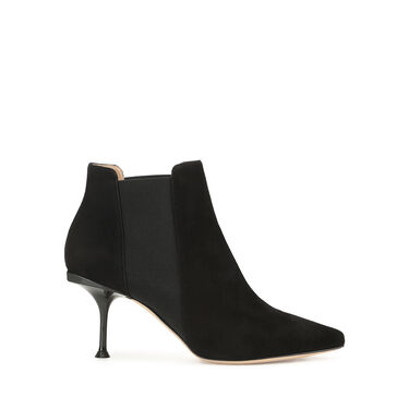 Booties Black Mid heel: 75mm, sr Milano 2