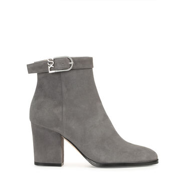 Booties Grau Niedriger Absätze: 75mm, sr Grace  - Booties Grafite 2