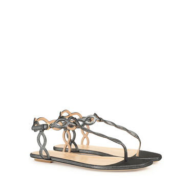 Sandals Grey Low heel: 10mm, Mermaid  - Sandals Antracite 2