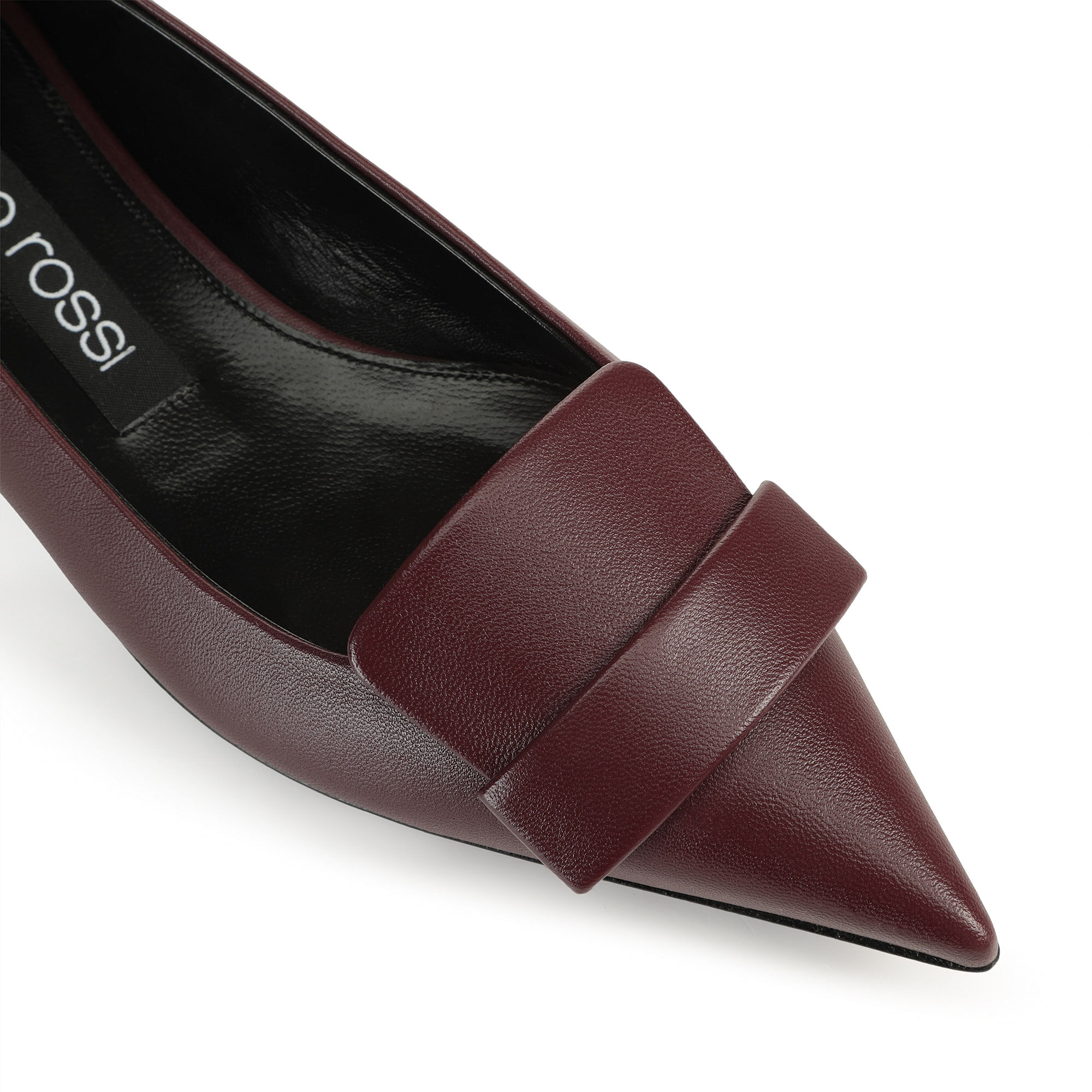 バレリーナフラット レッド フラット: 10mm, sr1 - Ballerinas Wine | Sergio Rossi