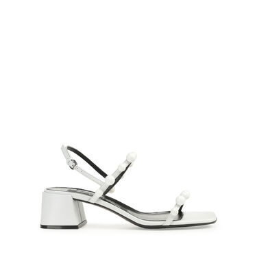 Sandals White Low heel: 45mm, sr Chupetas - Sandals White 1