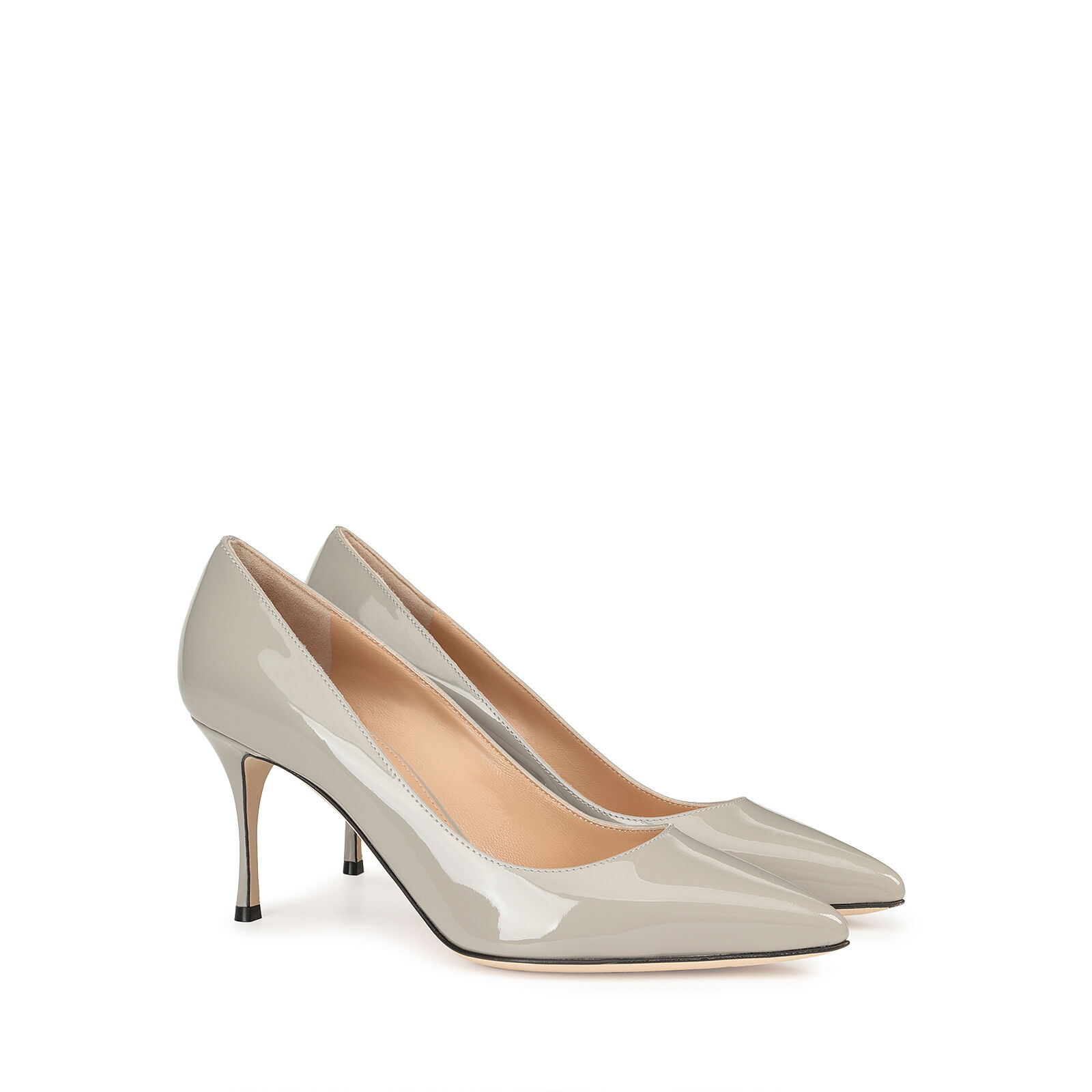 Grey suede pumps sales