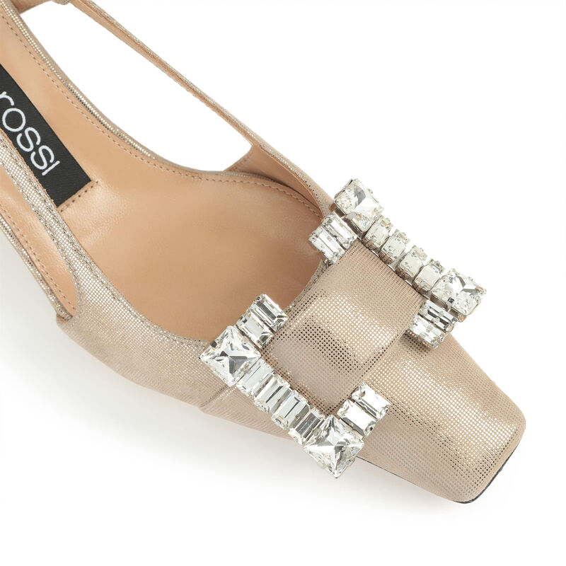 sr Twenty - Slingbacks Platino