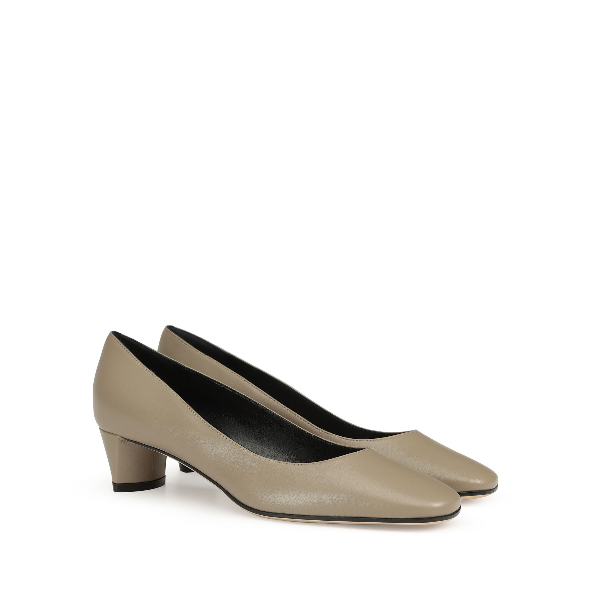 Taupe low heel shoes new arrivals