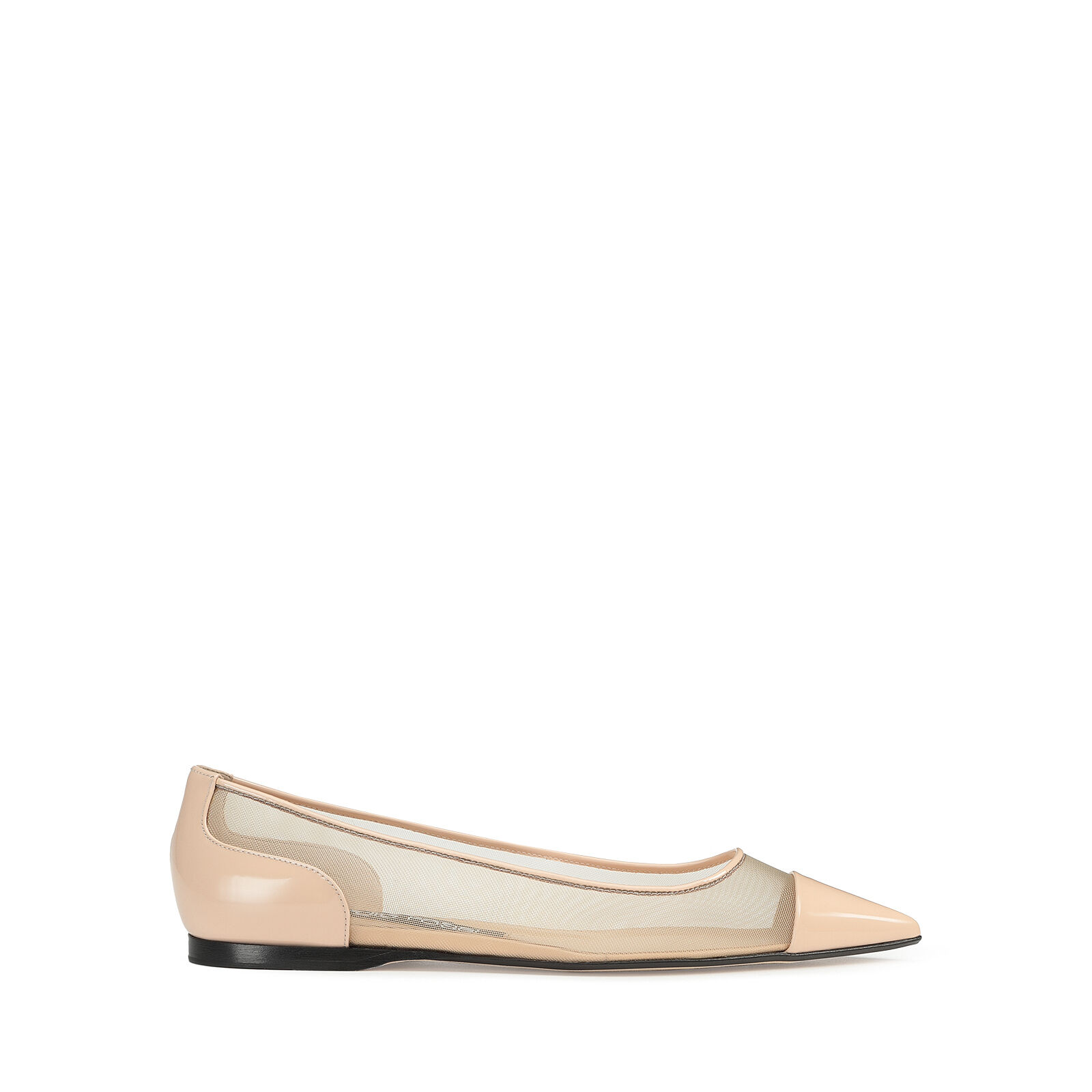 Flats Pink Flat 10mm Godiva Ballerinas Powder Sergio Rossi