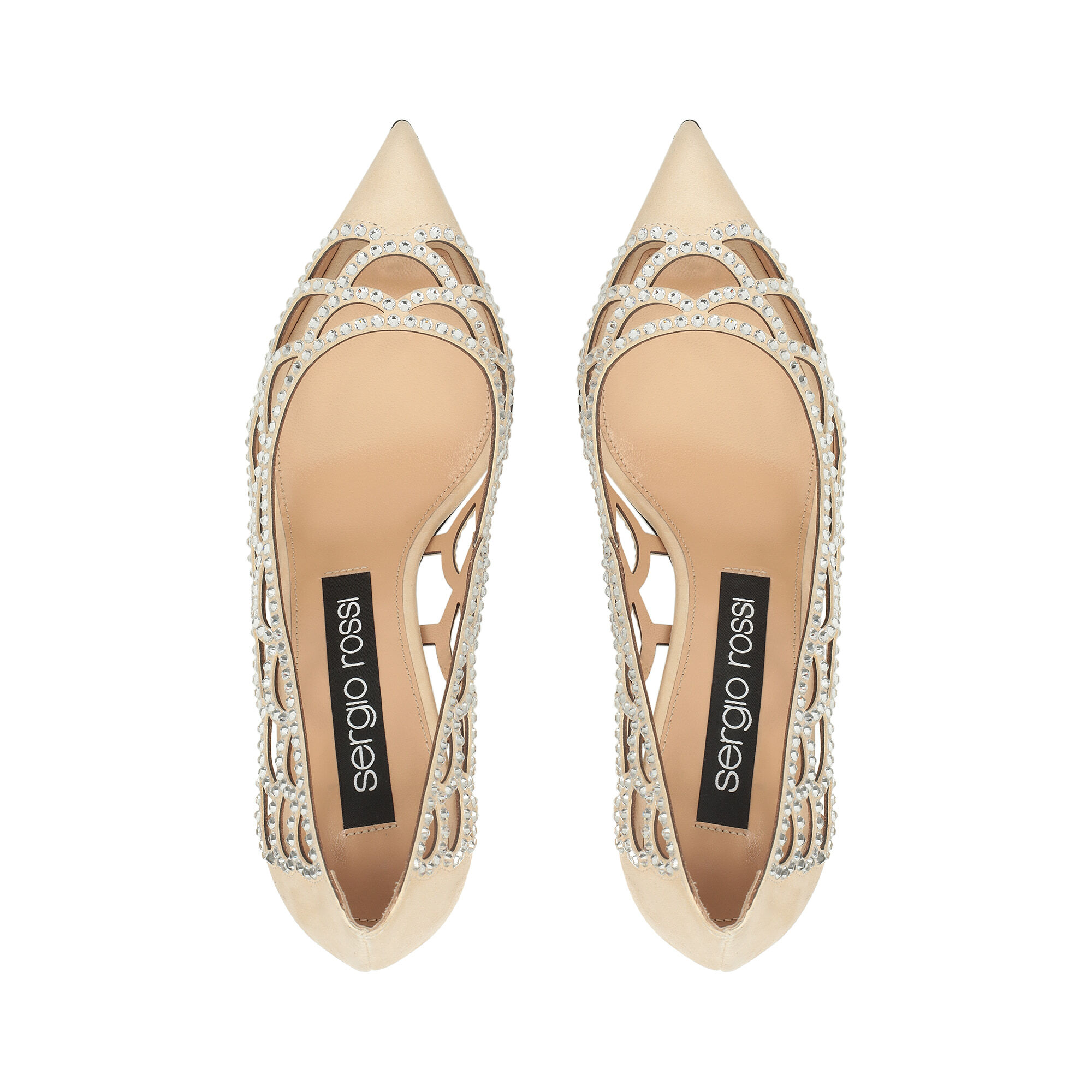 Pumps Beige Mid heel 75mm sr Mermaid Pumps Soft Skin Sergio Rossi