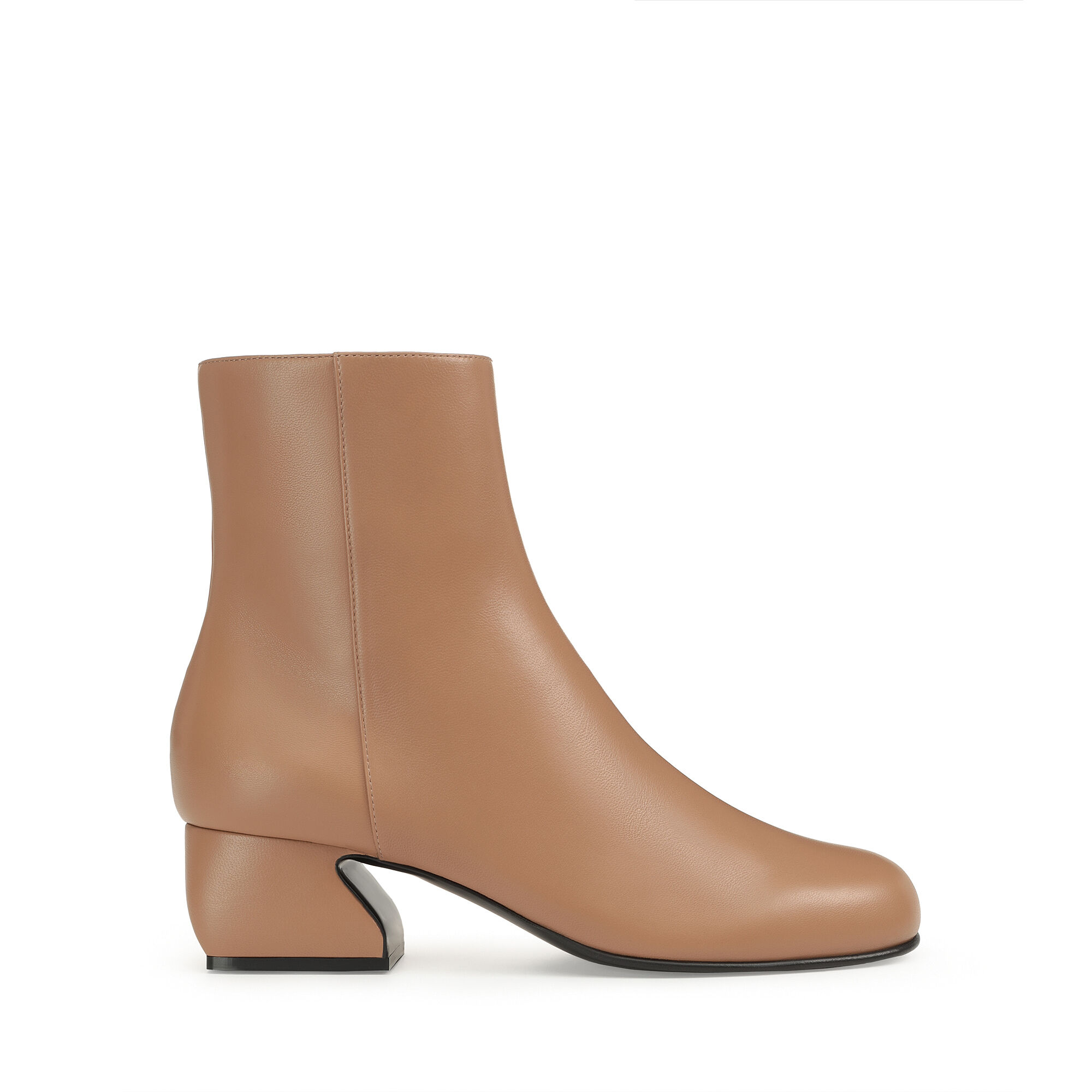 Booties beige Low heel 45mm SI ROSSI Booties Mou Sergio Rossi
