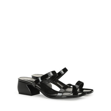 サンダル ブラック ローヒール: 45mm, SI ROSSI - Sandals Black 2