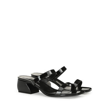 Sandalen Schwarz Niedriger Absätze: 45mm, SI ROSSI - Sandals Black 2