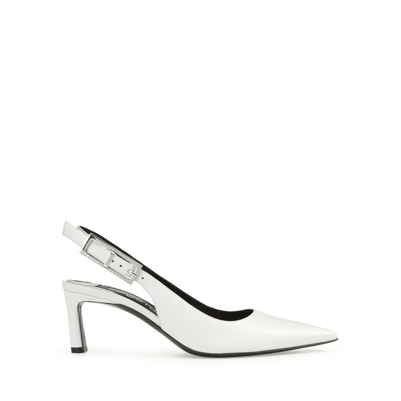 sr Nora - Slingbacks Bianco