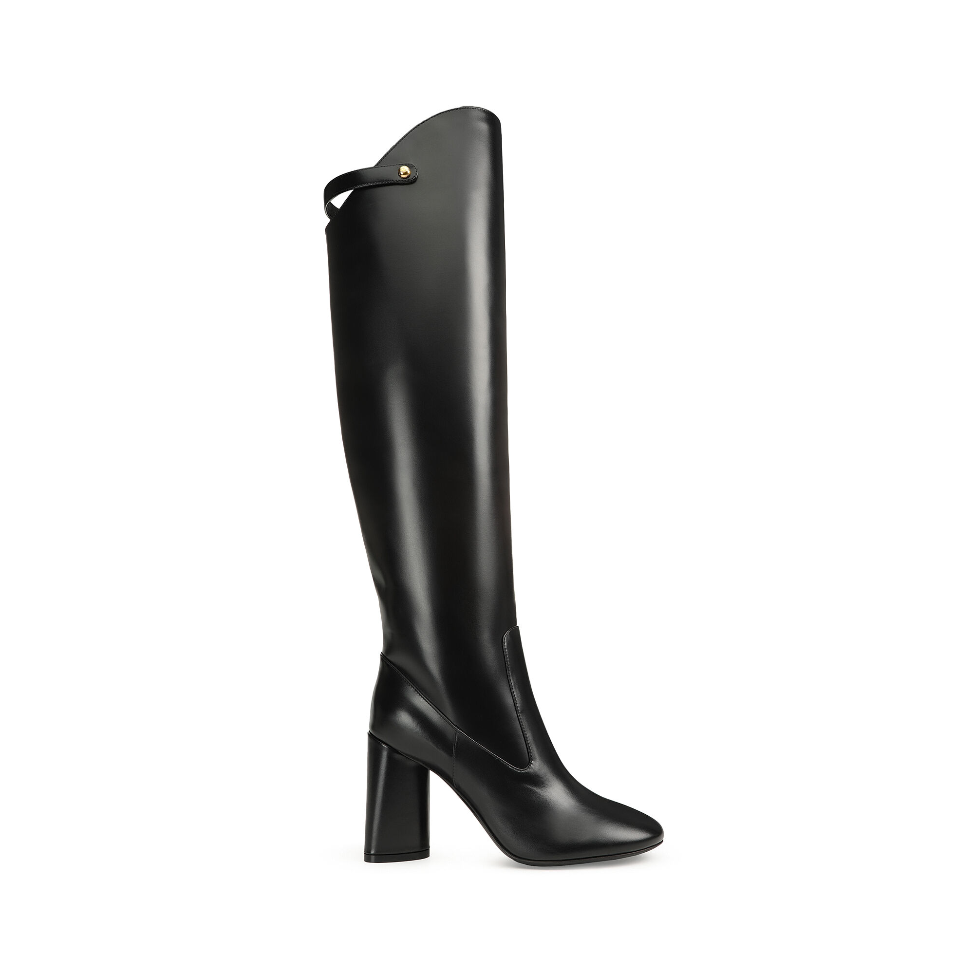 新入荷 Pilier sr 90mm, ハイヒール: ブラック ブーツ - Black Boots 靴