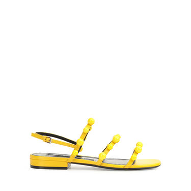 Sandals Yellow Low heel: 15mm, sr Chupetas - Sandals Mimosa 1