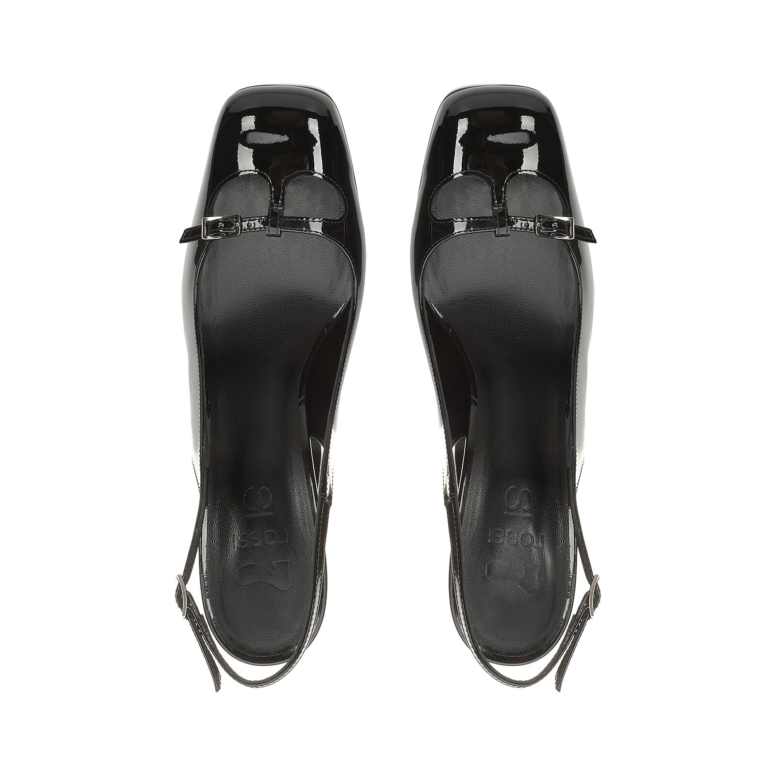 SI ROSSI - Slingbacks Nero, 3