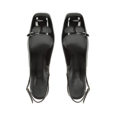 SI ROSSI - Slingbacks Nero, 3