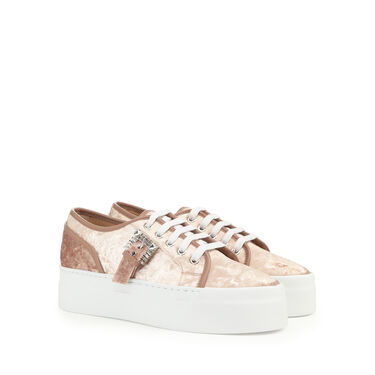 Baskets Rose Talon plat: 5mm, sr Twenty Buckle - Sneakers Cipria 2