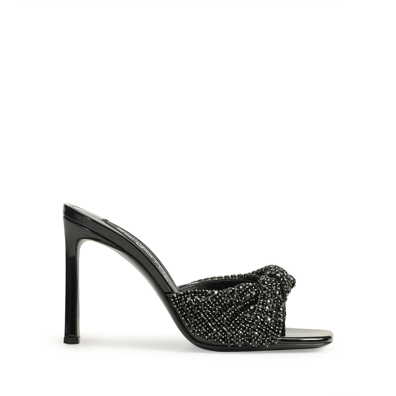 Sandals Black High heel: 95mm, sr Evangelie - Sandals Black