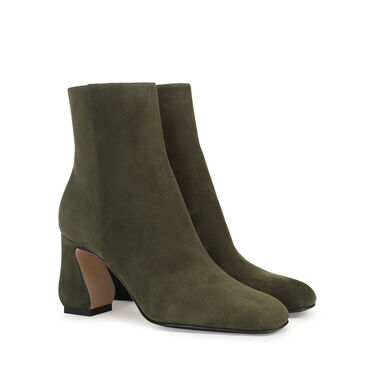 Booties Green High heel: 80mm, SI ROSSI  - Booties Military 2