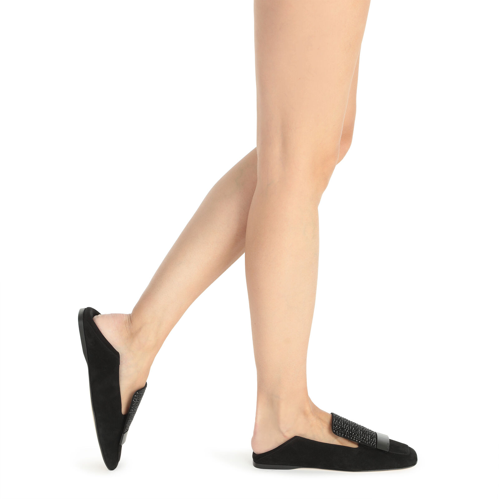 Ballet flats and loafers Black Heel height: 5mm, sr1 | Sergio Rossi
