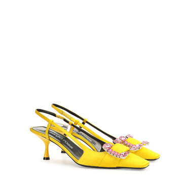 Slingbacks Yellow Mid heel: 60mm, sr Twenty - Slingbacks Mimosa 2