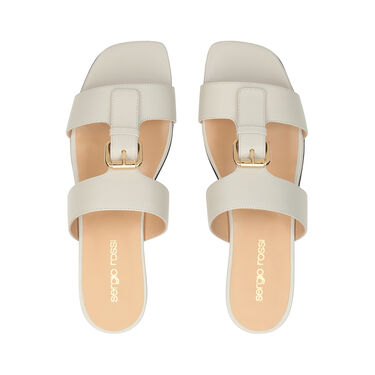 Buckle  - Sandals Off White, 3