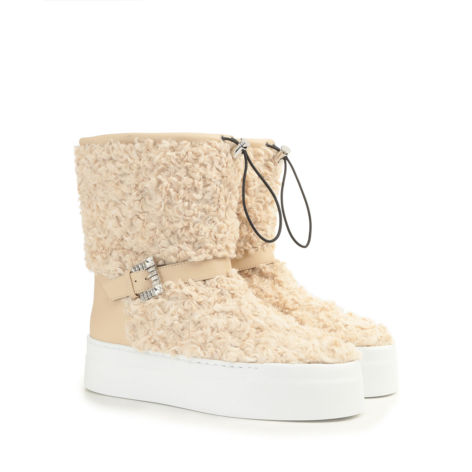 sr Twenty Buckle - Booties Panna, 1