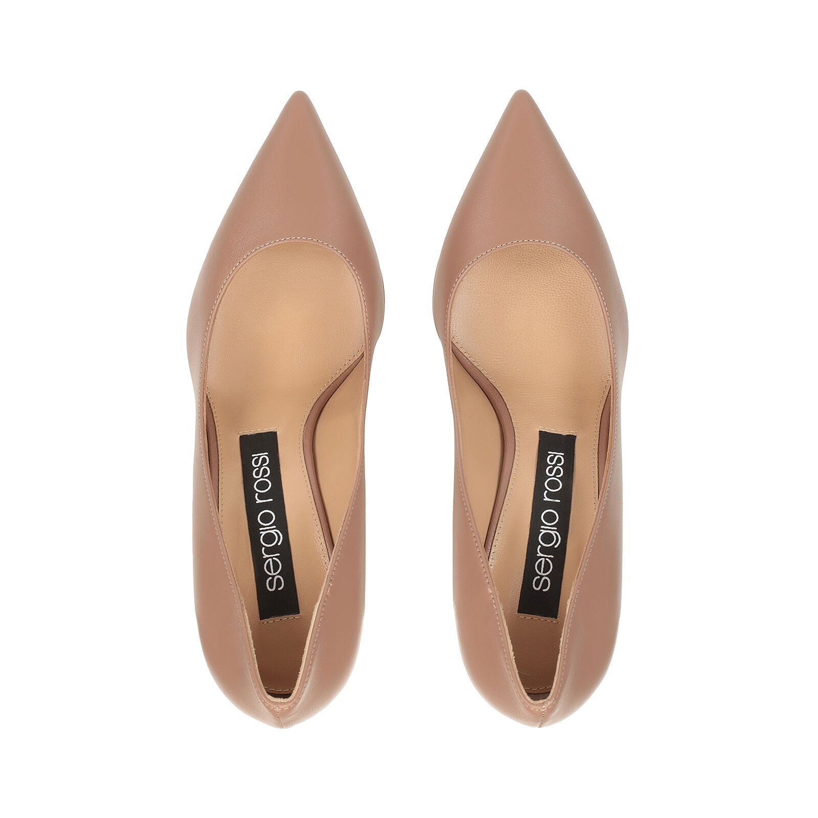 Pumps Pink Mid heel: 75mm, Godiva - Pumps Bright Skin | Sergio Rossi