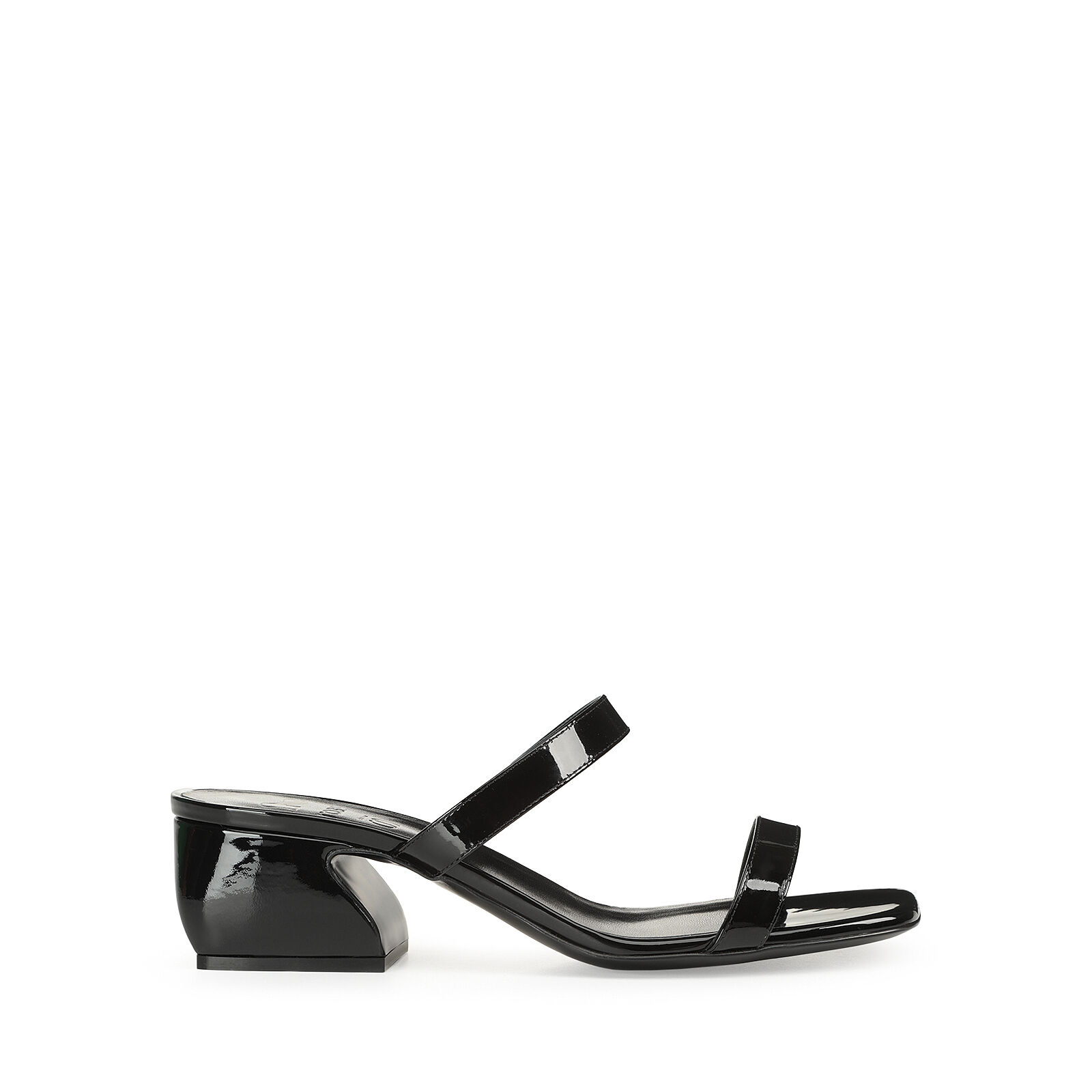 Black low shop heel sandals