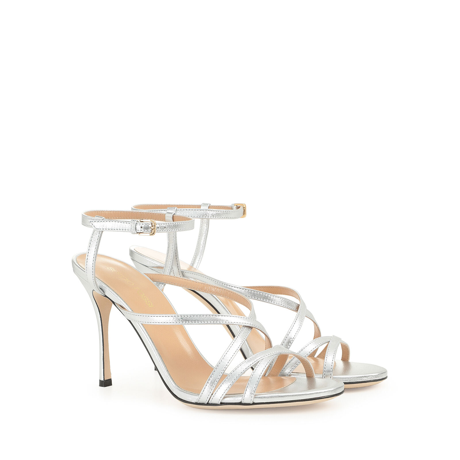 Sandals Grey High heel: 90mm, Bon ton | Sergio Rossi Sandals Grey High heel: 90mm, Bon ton | Sergio Rossi