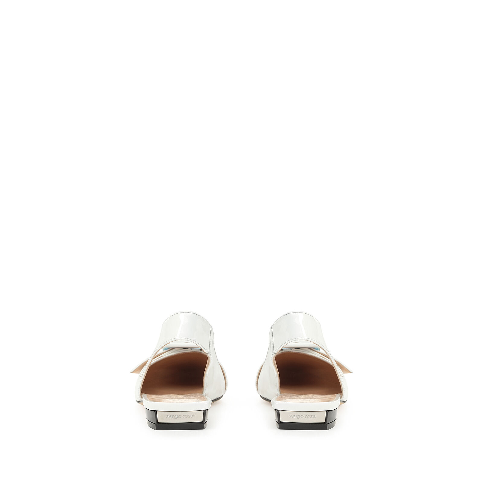 Slingbacks White Flat: 10mm, Sr Milano Mia | Sergio Rossi