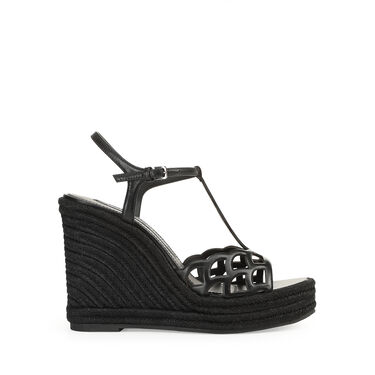 Wedges Schwarz Hohe Absätze: 85mm, sr Mermaid - Wedges Black 2