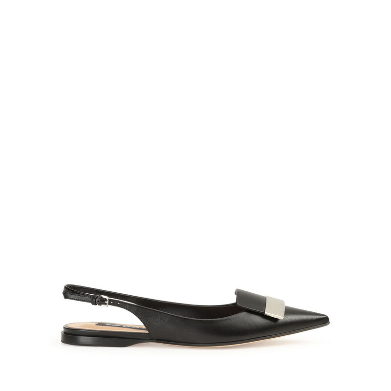 sr1 - Slingbacks Black