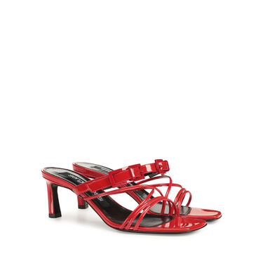 Sandals Red Mid heel: 60mm, sr Nora - Sandals Carminio 2