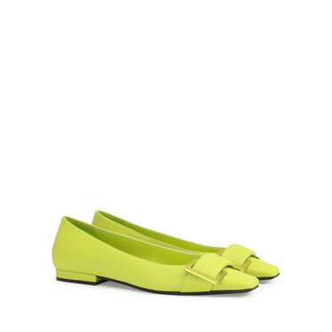 Flats Yellow Low heel: 15mm, sr Twenty  - Ballerinas Neon 2