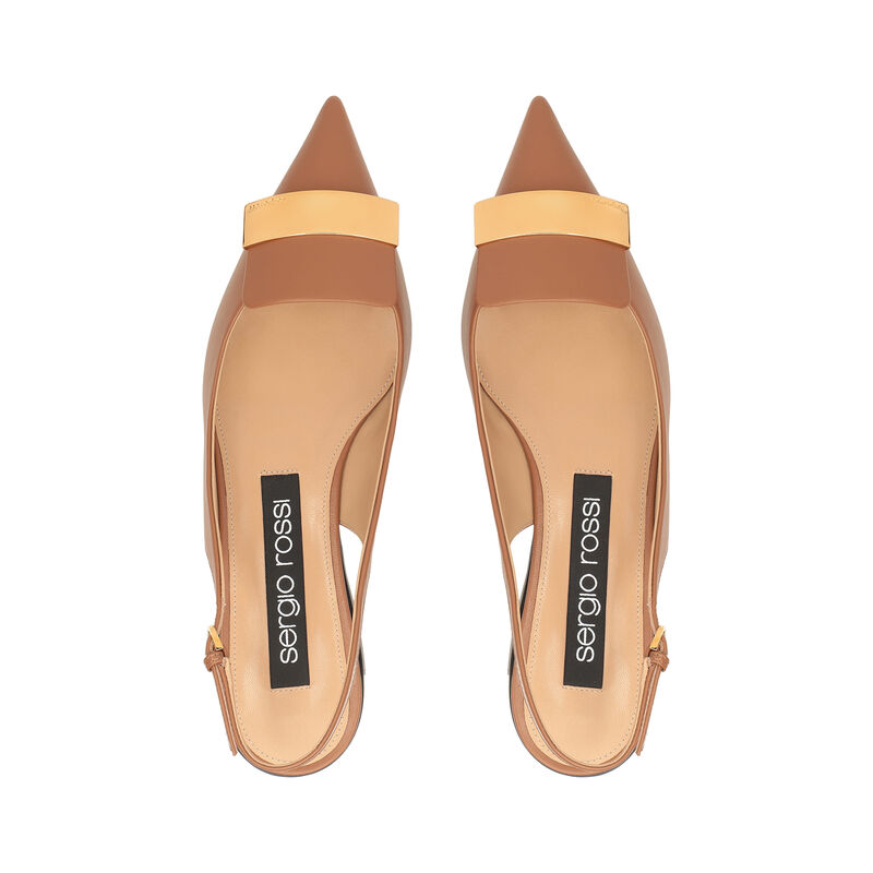 sr1 - Slingbacks Macadamia