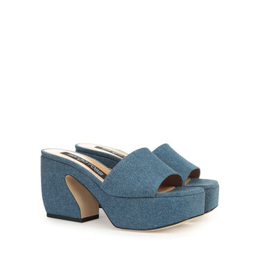 Sandals Blue Low heel: 45mm, sr SI ROSSI - Sandals Indigo 2