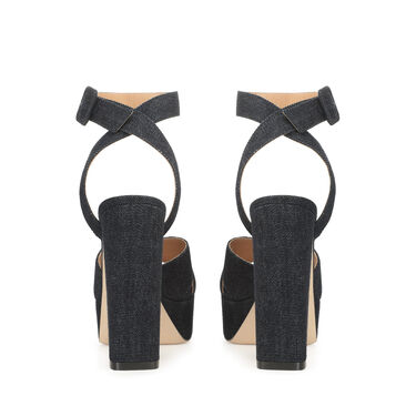 sr Monica  - Sandals Dark Blue, 2