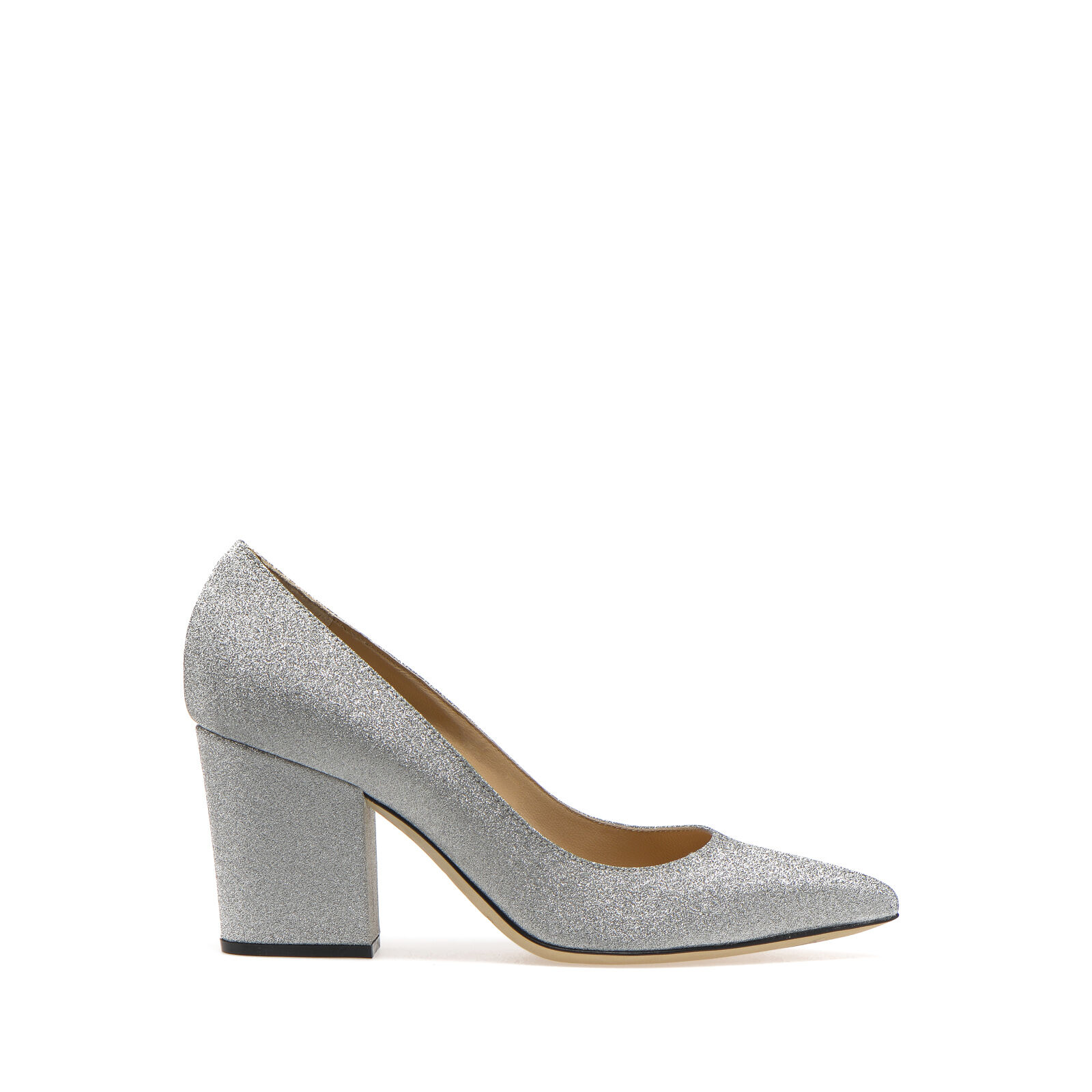 Pumps Metallic Heel height 75mm Sergio Pumps Argento Sergio Rossi